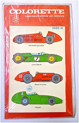 COLORETTE SUPERDECALS BY MEYERCORD VINTAGE '70s PONGO ITALY SEALED