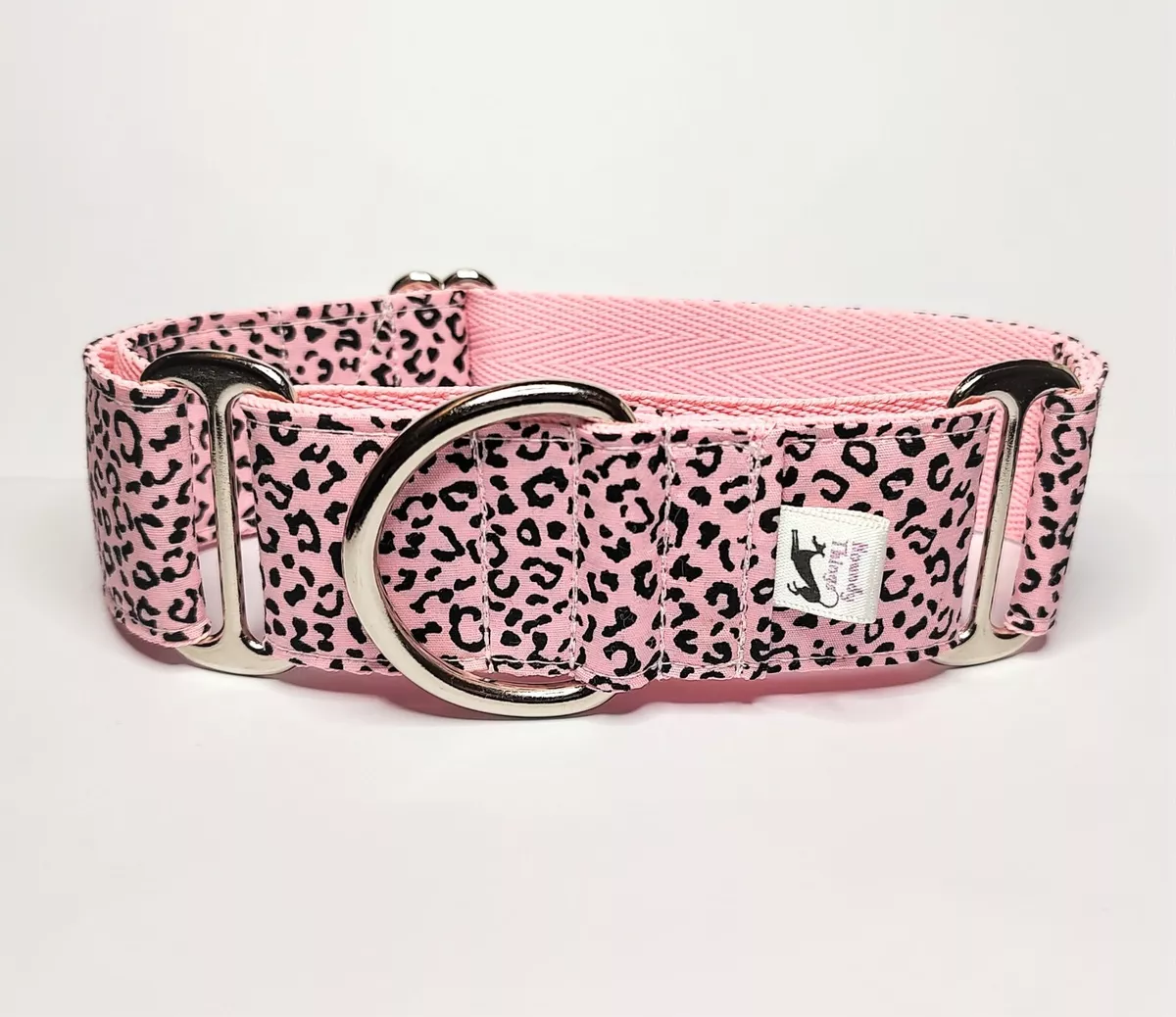 Pink Animal Print Martingale Dog Collar Greyhound Sighthound Lurcher  Whippet | eBay