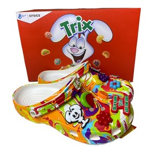 Crocs Classic Trix Cereal Clog Size Men\'s 9 Women\'s 11 Special Edition Box‎ Crocs x Trix Cereal Special Edition Tie Dye Classic Clog  main image 3