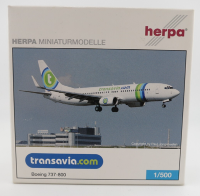 Herpa Transavia Boeing 737-800 Model - 1:500 - 515252 | eBay