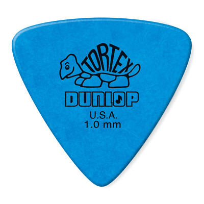 Dunlop Tortex dreieckige Gitarren-Plektren Gitarrenplektren - Beutel mit 6 Plektren - alle Stärken