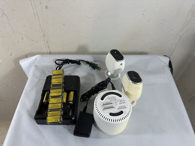 Netgear Arlo Camera HD Indoor/Outdoor Security System Pre Owned With Extras