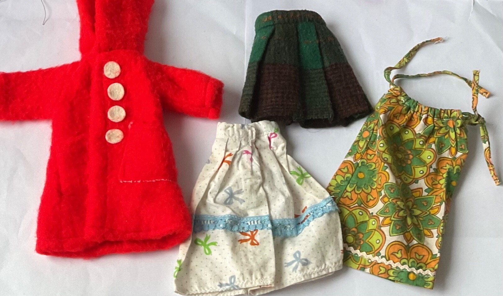 Vintage Handmade Doll Clothes Bundle Lot Suit Sindy or similar size
