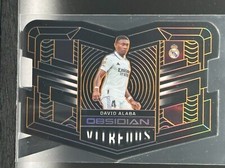 David Alaba 2022-23 Panini Obsidian Vitreous Die  Cut Insert 63/65 Real Madrid