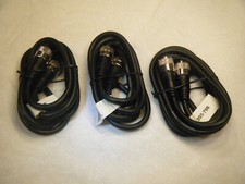 Lot Three 6'-Foot Male to Male RG-8X UHF PL-259 Coaxial Ham Radio Antenna Cables
