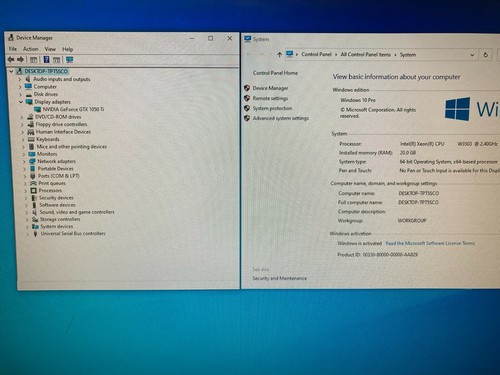 Lenovo THINKSTATION S20 XEON 2.93GHz 20GB-ECC, NEW-128GB, Nvidia GTX 1050Ti 4GB - Picture 3 of 10