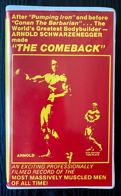 VHS Video Cassette ''The Comeback'' mit Arnold Schwarzenegger