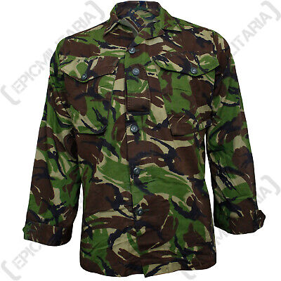 ARMY WOODLAND DPM CAMO T-SHIRT Boys 15-16 Military khaki camouflage cotton tee