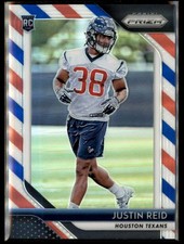 2018 Panini Prizm - Red White & Blue Prizm - Justin Reid Rookie