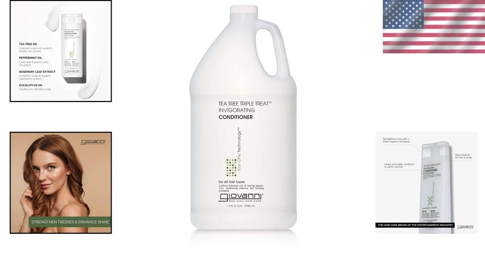 Cooling Tea Tree Conditioner - Rosemary, Aloe Vera, Lavender - Image 2 of 4