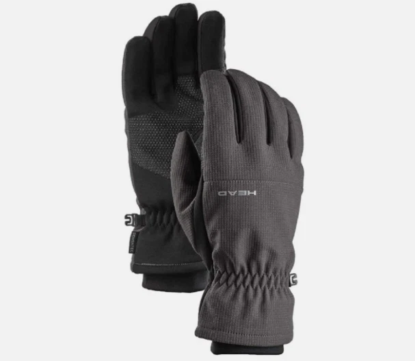 Head Men's Waterproof Hybrid Gloves Gray Large