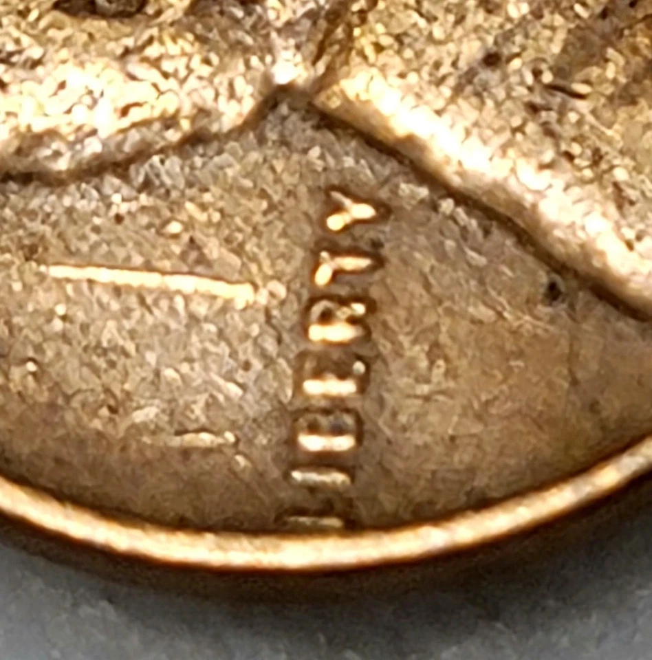 Lincoln Wheat Penny 1941 - sin marca de ceca - L y W - en la llanta errores ambos lados (raro) Foto 3 de 4