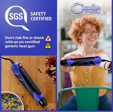 Heat Gun for Crafting, Mini Dual Temp Hot Air Gun Tool for Epoxy Resin, Shrink W