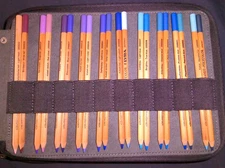 Lyra Rembrandt Polycolor Oil-Based Pencils Set of 72 in Black Global Art Case