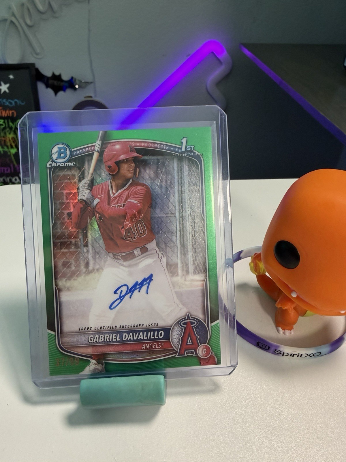 2025 Bowman Chrome Gabriel Davalillo 1st Bowman Green Auto /99