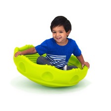 Two Sided Rock Around Wobble Disk and Climbing Dome for Toddlers and Kids - R...