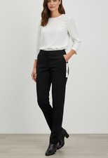 ELIE TAHARI women s Classic Skinny Luxurious Trousers In Black NEW W TAG