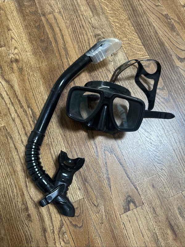 Head Tarpon Mask and Snorkel - Black 