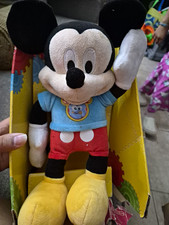 Disney Mickey Mouse Plush Stuffed Animal in Box Small 6-14 in 2017 Musical