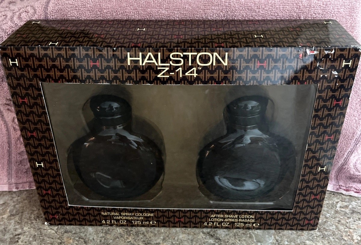 Halston Z14 Cologne Spray 4.2 oz and Aftershave 4.2 oz Set. New