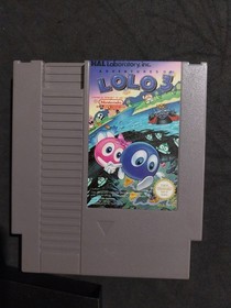 ADVENTURES OF LOLO 3 NINTENDO NES PAL A MATTEL ITA USATO SOLO CASSETTA