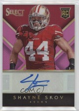 2014 Panini Select Rookie Auto Fuchsia Prizm 5/199 Shayne Skov #RA-SS Auto 0l2