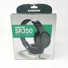 Samson SR350 Over-Ear Closed Back Stereo Studio Monitoring Headphones Black