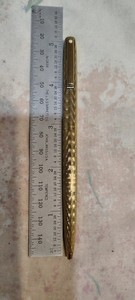 Sheaffer Gold Electroplated Ball Point Pen USA 