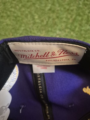 Mitchell & Ness X Mastermind World Japan Hat Purple Yellow