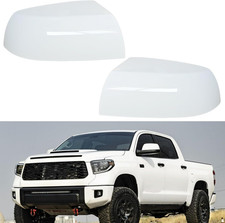 Pair Side Mirror Cover Caps With Clips for Toyota Sequoia 2010-2022 Tundra 2007-