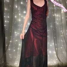 Vintage 1990 CDC Gothic Prom Dress
