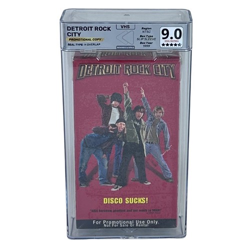VHS Detroit Rock City Promotional Screener 9.0 Rewind Graded Screening Copy Demo - Picture 1 of 6