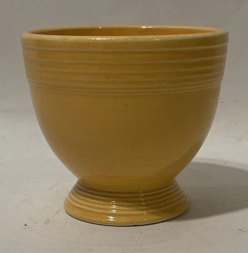 Vtg Homer Laughlin Fiesta Egg Cup Yellow Glossy 1936-1959 Excellent Condition