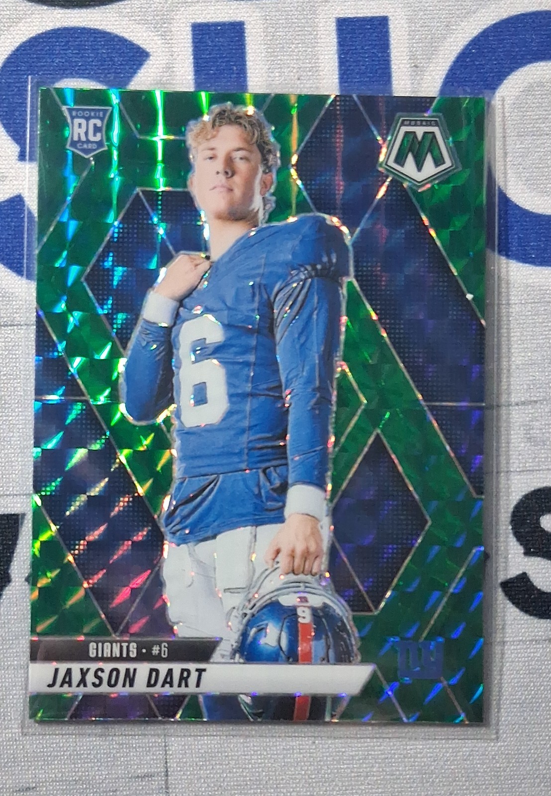 2025 Panini Mosaic Jaxson Dart Green Mosaic Prizm Image Variation RC SP #288