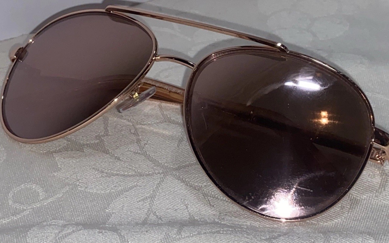 Panama Jack Women’s Sunglasses PJ87 – Pilot Metal Aviator Frames – Rose Gold