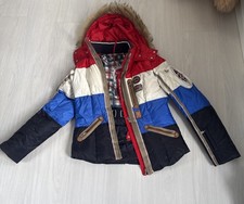 Bogner Skijacke, Größe 38, Multi- Color, Daune, Echtfell Kapuze