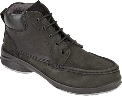 Himalayan Star S1P schwarz Damen Stahlkappe/Zwischensohle Sicherheit Arbeitsstiefel #2211