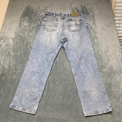 Riders By Lee Jeans Mens 36x30 Blue Denim Light Wash All Day Comfort Straight