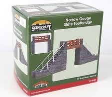 BACHMANN 44-0107 NARROW GAUGE SLATE FOOTBRIDGE EXCELLENT AN NEW COND BOXED OO