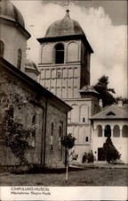 RPPC Manastirea Negru Voda Campulung Muscel Romania vintage postcard u455