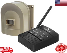 Wireless Driveway Alarm System Weatherproof Motion Sensor Security