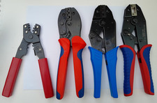 NON INSULATED SPADE CRIMP CONNECTOR TERMINAL CRIMPING TOOLS (RIGHT ANGLE FLAG )