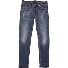 G-Star 3301 Herren Jeans blau Straight Slim Stretch W29 L31 (73278)