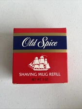 Vintage Old Spice Shaving Mug Refill 3 oz Shaving Soap. New In Box.