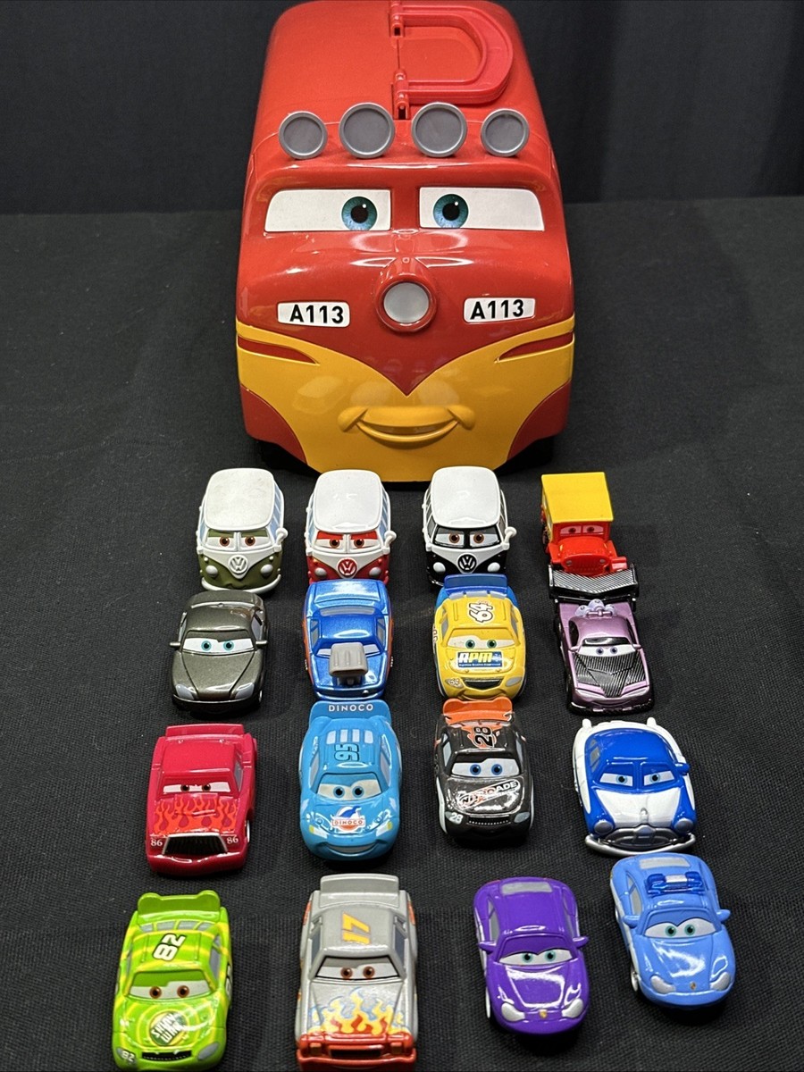 Disney Pixar Cars Trev Diesel Train Storage Carry Case 16 Cars | eBay