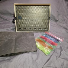 Vintage 1973 Hasbro Lite-Brite Toy With Pegs And Some Pictures
