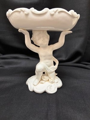 Inarco Cherub Soap/Candy Dish Porcelain Japan Vintage