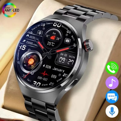 Mens Smart Watch HD Display Bluetooth Calling Fitness Tracker Sports UK