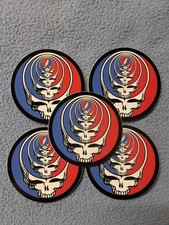 5 Grateful Dead Steal Your Face Stickers