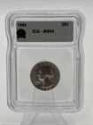 1954 Washington Silver Quarter Coin 90% Silver ICG MS 66
